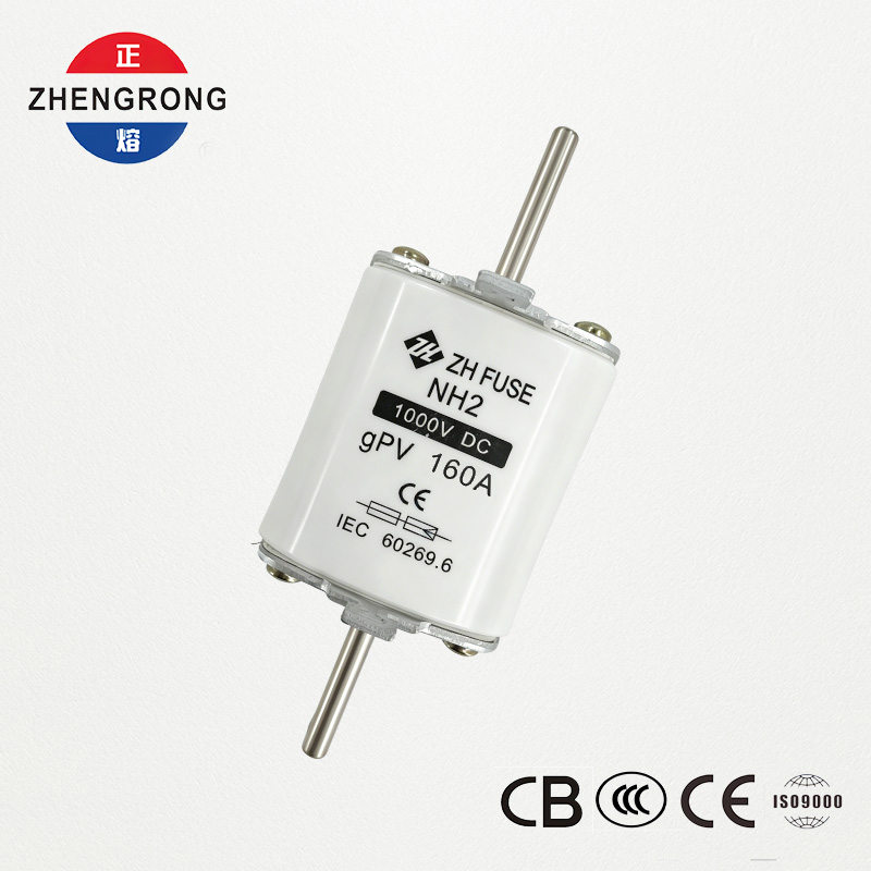 NH2 160A 1000V DC gPV फोटोवोल्टिक फ्यूज लिंक - IEC 60269.6 प्रमाणित