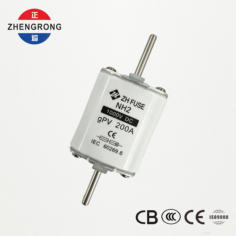 NH2 200A 1000V DC gPV फोटोवोल्टिक फ्यूज लिंक - IEC 60269.6 प्रमाणित
