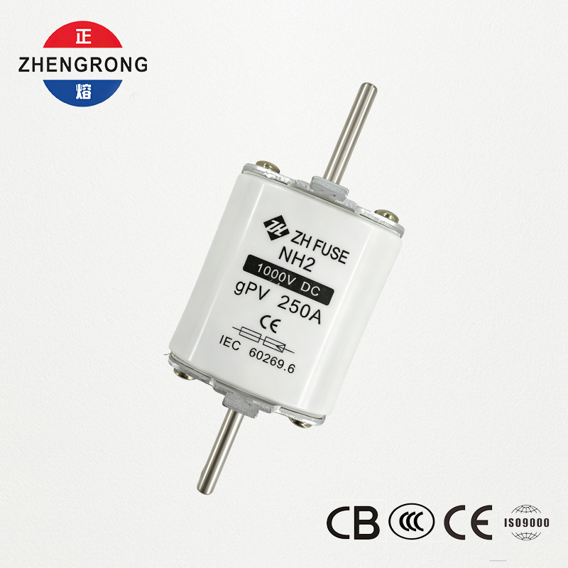 NH2 250A 1000V DC gPV फोटोवोल्टिक फ्यूज लिंक - IEC 60269.6 प्रमाणित