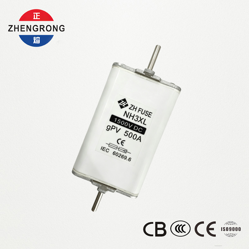 NH3XL 500A 1500V DC gPV फोटोवोल्टिक फ्यूज लिंक - IEC 60269.6 प्रमाणित