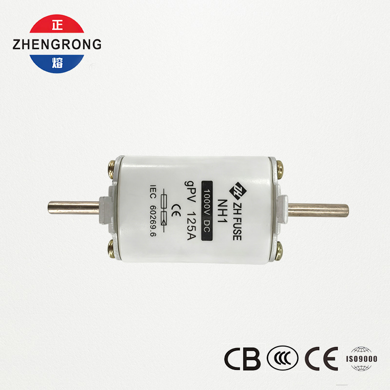 पीवी डीसी फ्यूज NH1 125A 1000V | सीई और आईईसी 60269.6 सौर सरणियों के लिए स्वीकृत