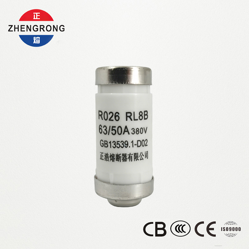 R026 RL8B 63A 380V D02 औद्योगिक फ्यूज लिंक