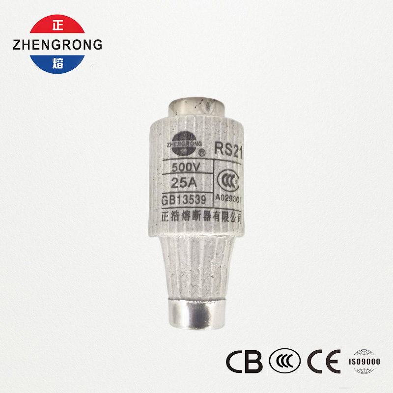 RS21 25A 500V फास्ट-एक्टिंग स्क्रू-टाइप फ्यूज