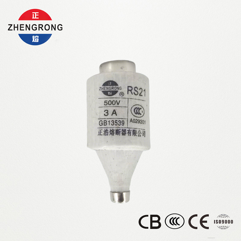 RS21 3A 500V फास्ट-एक्टिंग स्क्रू-टाइप फ्यूज