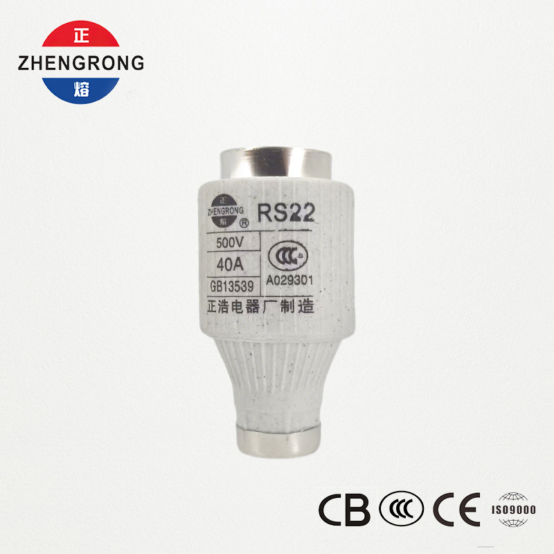 RS22 40A 500V फास्ट-एक्टिंग स्क्रू-टाइप फ्यूज | सेमीकंडक्टर सुरक्षा