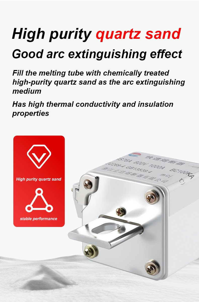 RS76A 600V 100A BC100KA फ़्यूज़ लिंक