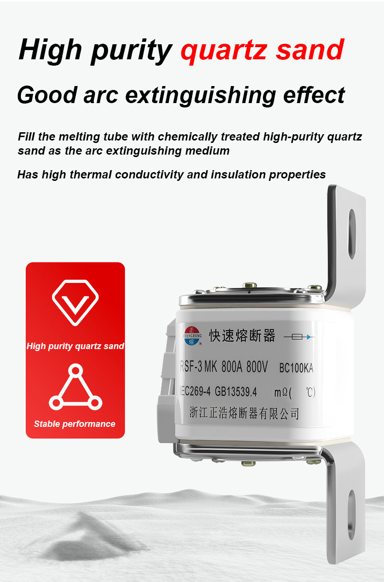 RSF-3MK 800V-800A BC100KA फ़्यूज़ लिंक