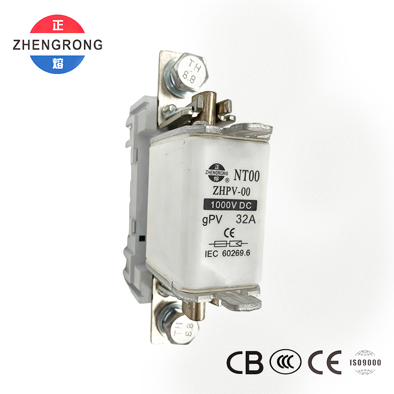 ZHPV-00 32A 1000V DC फोटोवोल्टिक सुरक्षा फ्यूज - CE प्रमाणित